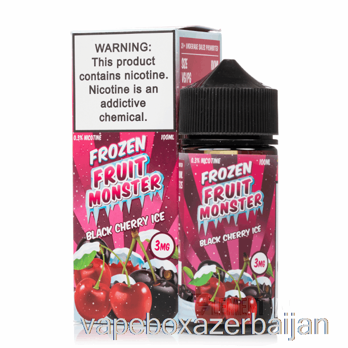 E-Juice Vape ICE Black Cherry - Frozen Fruit Monster - 100mL 3mg